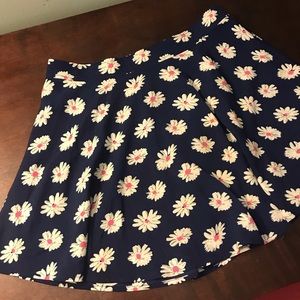 Cute floral mini skirt
